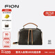 菲安妮（FION）包包女復古經(jīng)典單肩印花雙拉鏈枕頭包斜挎波士頓包生日禮物