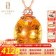歐采妮（OUCERNY） 18k玫瑰金鑲黃水晶吊墜女 天然黃晶彩色寶石配銀項鏈