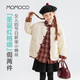 瑪米瑪卡（MOMOCO）童裝女童外套2025秋冬款中大童洋氣假兩件絎棉外套 杏色 150