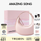 Amazing Song乙頌女包[教師節禮物]半月包小號單肩斜挎包女小眾精致牛皮月牙包 蜜桃粉【升級拉鏈口袋設計】