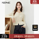 KBNE針織衫開(kāi)衫女安可拉紅長(cháng)袖上衣2025秋季新款氣質(zhì)女裝毛衣外套 米白色 L