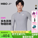 MBO夏季男子素色長(cháng)袖騎行服C041戶(hù)外反光公路自行車(chē)騎行裝備 煙紫 XL