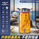 玻紳士泡酒容器泡酒專(zhuān)用瓶泡酒玻璃瓶高硼硅泡酒瓶玻璃酒壇大容量泡酒瓶 20斤A款(10升)+升級陶瓷芯龍頭