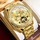 勞力士王子瑞士認證手表男士全自動(dòng)機械表防水夜光鏤空時(shí)尚商務(wù)高檔專(zhuān)用男表 全金金面【官方標配】 42.5mm