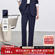 尚都比拉商務(wù)黑色休閑褲女春款修身小腿西褲通勤西服九分褲 藏藍色  L 