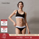 Calvin Klein內衣【摩登引力帶】女士ck可卸墊無(wú)鋼圈輕運動(dòng)背心式文胸QF7586AD UB1-太空黑 S