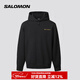 薩洛蒙（Salomon）男款 戶外運(yùn)動(dòng)舒適柔軟保暖休閑穿搭連帽衛(wèi)衣 LINK SWEAT HOODIE 黑色 C25725 L