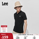 Lee標準版防曬紫外線(xiàn)刺繡logo涼感短袖男女同款情侶polo衫休閑潮