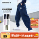 Converse匡威童裝男童長(cháng)褲2025春季新款中大童女童休閑運動(dòng)褲百搭束腳衛褲 藏青藍 140 /60 【建議身高128-140cm】
