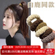 向晚 發(fā)圈6條高彈力皮筋馬尾發(fā)繩女加厚毛絨發(fā)圈女扎頭頭繩高級感發(fā)飾