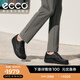 愛步（ECCO）樂福鞋男 25年秋季新款時尚袋鼠鞋男女同款牛皮休閑鞋增高 552504 黑色55250490000 41