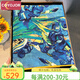 COYOJOR希遙家鳶尾花梵高油畫(huà)雙面真絲羊毛大方巾絲絨圍巾披肩2025新款禮盒裝 雙面絲毛大方巾--《油畫(huà)鳶尾花藍