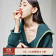 朵朵·可可秋冬季半邊絨機織衫吊帶長褲長袍外套女家居服套裝 墨綠 M (160)