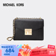MICHAEL KORS【京東奧萊】禮物輕奢MK女包ROSE系列皮質(zhì)單肩斜挎七夕情人節禮物 35S1GXOL2L BLACK