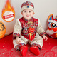 丹鳥(niǎo)王男寶寶一周歲禮服抓周唐裝加厚冬裝中式生日衣服嬰幼兒新年拜年服 加絨加厚三件套（衣服褲子帽子） 80 碼（高74-78cm.重19-22斤）