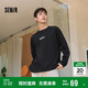 森馬（Semir）長(cháng)袖T恤男重磅寬松打底上衣印花情侶裝秋季內搭外穿101524101211