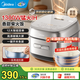 美的（Midea）電飯煲電飯鍋3-4-5-6人家用4升容量青瓷抗菌內膽IH猛火加熱頂置玻璃觸控面板12大功能MB-HC4031 【青瓷抗菌】IH大火力- 4L