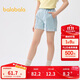 巴拉巴拉童裝兒童短褲女童2025夏裝牛仔休閑中大童褲子208225110002