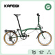 KaFeiDi G20寸9速小布三折疊經(jīng)典系列小布自行車(chē)超輕便攜城市通勤鋁合金 經(jīng)典復古郵政綠/M把 9速 20英寸