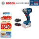 博世（BOSCH）GDS 18V-350專(zhuān)業(yè)鋰電無(wú)刷沖擊扳手大力矩套筒電動(dòng)風(fēng)炮 【推薦】雙電版（4.0Ah×2）