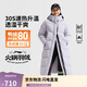 李寧長(cháng)羽絨服女子冬季健身百搭80%鴨絨運動(dòng)外套AYMU242