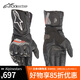 Alpinestars SP-8 V3 a星摩托車(chē)手套賽道公路防摔騎士機車(chē)皮男騎士手套 黑色10亞洲版 L