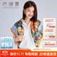 太湖雪真絲方巾x曲藝插畫(huà)100%桑蠶絲大方巾以愛(ài)之名七夕送禮物青春時(shí)尚 小確幸 85*85cm