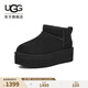 UGG冬季女士經(jīng)典迷你純色厚底純色保暖休閑短筒雪地靴1135092 BLK | 黑色 37