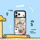 CASETIFYPeterdog系列 小狗三分王 適用于iPhone17/16/15  Air/Pro/Max蘋(píng)果手機殼 鏡面黑框Magsafe iPhone 16 Pro