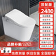 原裝智能馬桶全自動(dòng)翻蓋即熱式泡沫盾帶水箱坐便器大尺寸U型座圈 頂配【自動(dòng)翻蓋+語(yǔ)音+泡沫盾】灰 250/300/350/ 400mm 免費測量安裝