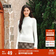 森馬（Semir）長(cháng)袖T恤女半高領(lǐng)吸濕發(fā)熱抗菌2024冬緊身抓絨打底衫109724101001