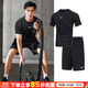耐克（NIKE）休閑男裝套裝運動(dòng)服套裝房壓縮快干緊身衣服籃球衣服裝備兩件套 Dri-Fit快干運動(dòng)兩件套 S/165