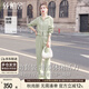 絲柏舍小清新運動(dòng)套裝女2025秋裝新款連帽外套搭長(cháng)褲兩件套
