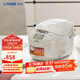 虎牌（TIGER）碗型加熱智能微電腦 可預約電飯煲家用微壓 2-3人 3L JAX-C10C
