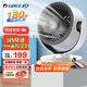 格力（GREE） 空氣循環(huán)扇臺式家用電風(fēng)扇上下左右搖頭小風(fēng)扇渦輪換氣扇循環(huán)對流電風(fēng)扇學(xué)生宿舍辦公迷你臺扇 【遙控定時(shí)】FXT-15X66Bag3-順豐物流