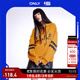 ONLYNBA聯(lián)名款字母印花抽繩連帽衛衣女|12319S012 D09 金黃色GOLDEN YELLOW XS (155) 76A