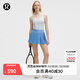 lululemon丨Varsity 女士風(fēng)琴褶高腰網(wǎng)球裙 速干 芯吸 LW8AJYS 泳池派對藍 S /6