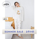 gelatopique軟棉棉新品女睡褲晚安小熊系帶長(cháng)褲睡眠PWCP244260 粉色 均碼 （F）