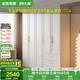 全友家居衣柜組合法式奶油風(fēng)大戶型成品衣櫥臥室收納儲(chǔ)物落地靠墻柜子