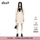 DZZIT【明星同款】地素連衣裙夏季法式蕾絲蛋糕裙子女 白色 XS
