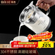 拜杰304不銹鋼豆漿過(guò)濾壺神器網(wǎng)篩漏勺家用廚房濾網(wǎng)果汁壺隔渣杯