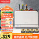 摩飛電器（Morphyrichards）刀筷砧板消毒機 紫外線(xiàn)消毒刀具烘干器 砧板消毒烘干一體機 菜板分類(lèi) 刀具收納 3板3刀 MR1001