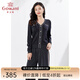喬萬尼商場(chǎng)同款針織衫軟糯彈力休閑居家秋裝新品EI3M273601 雅藍(lán)色 L
