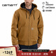 Carhartt卡哈特男士禮物美式工裝加厚連帽夾克外套 104050-BRN-2XL 棕色