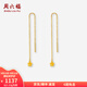 周六福（ZLF）  黃金耳飾女款足金999桃花造型耳線 計(jì)價(jià) 1.09g