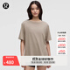 lululemon丨Relaxed-Fit 女士寬松剪裁船型領(lǐng)口 T 恤 LW3IDWS 暖褐灰 S /6