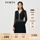 PORTS寶姿秋冬女裝新款優(yōu)雅氣質(zhì)修身連衣裙ALM9K202NKW008 黑色 S