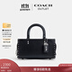蔻馳（COACH）奧萊女士女包鉚釘ROGUE 26號手袋單肩斜挎包通勤手拿包 LH/黑色