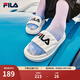 斐樂(lè )（FILA）女鞋運動(dòng)拖鞋厚底涼拖沙灘鞋漂流船 奶白-GD 36