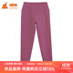 銅牛奧利絨貼護女熱褲秋冬新款里層搖粒絨女長(cháng)褲秋褲厚VK228 脂粉 XL (175/100)